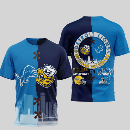 DL Premium NFL x NCAA 3D T-shirt DDT NTL