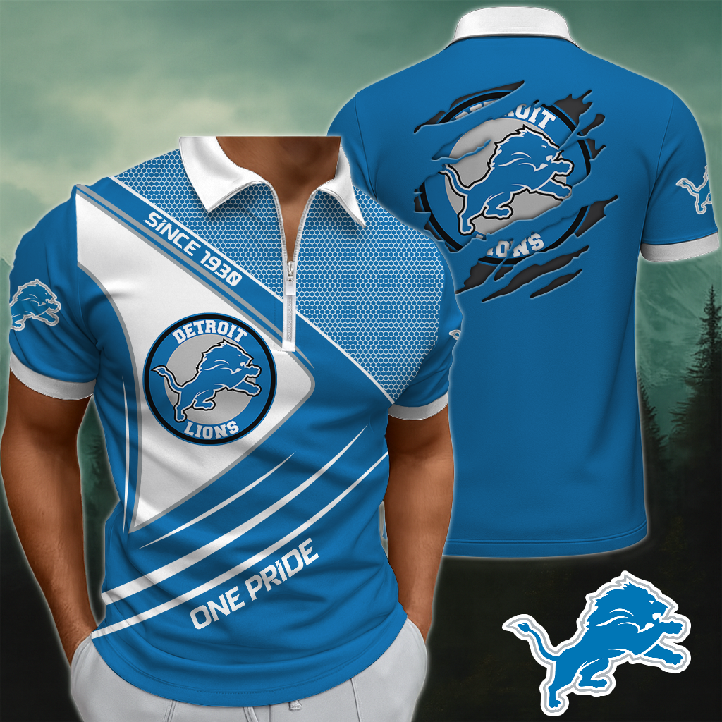 DL x NFL Premium 3D Zip Polo DDT NTL