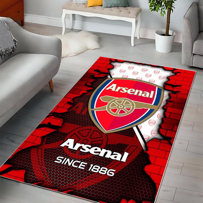 ï»¿EPL x ARS Broken Brick Multi Logo Carpet Rug V1 NAK