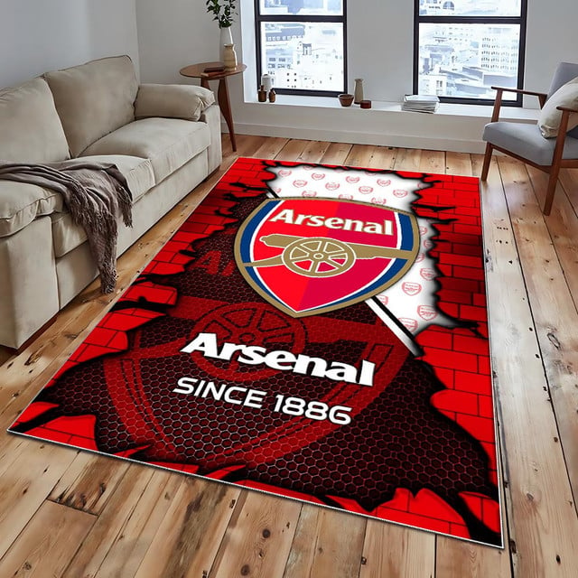 ï»¿EPL x ARS Broken Brick Multi Logo Carpet Rug V1 NAK