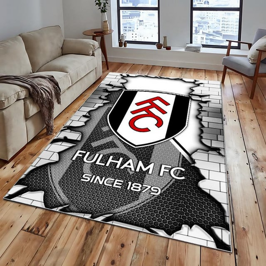 EPL x FUL Brick Multi Logo Carpet Rug V1 NAK