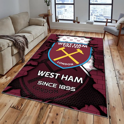 EPL x WES Brick Multi Logo Carpet Rug V1 NAK