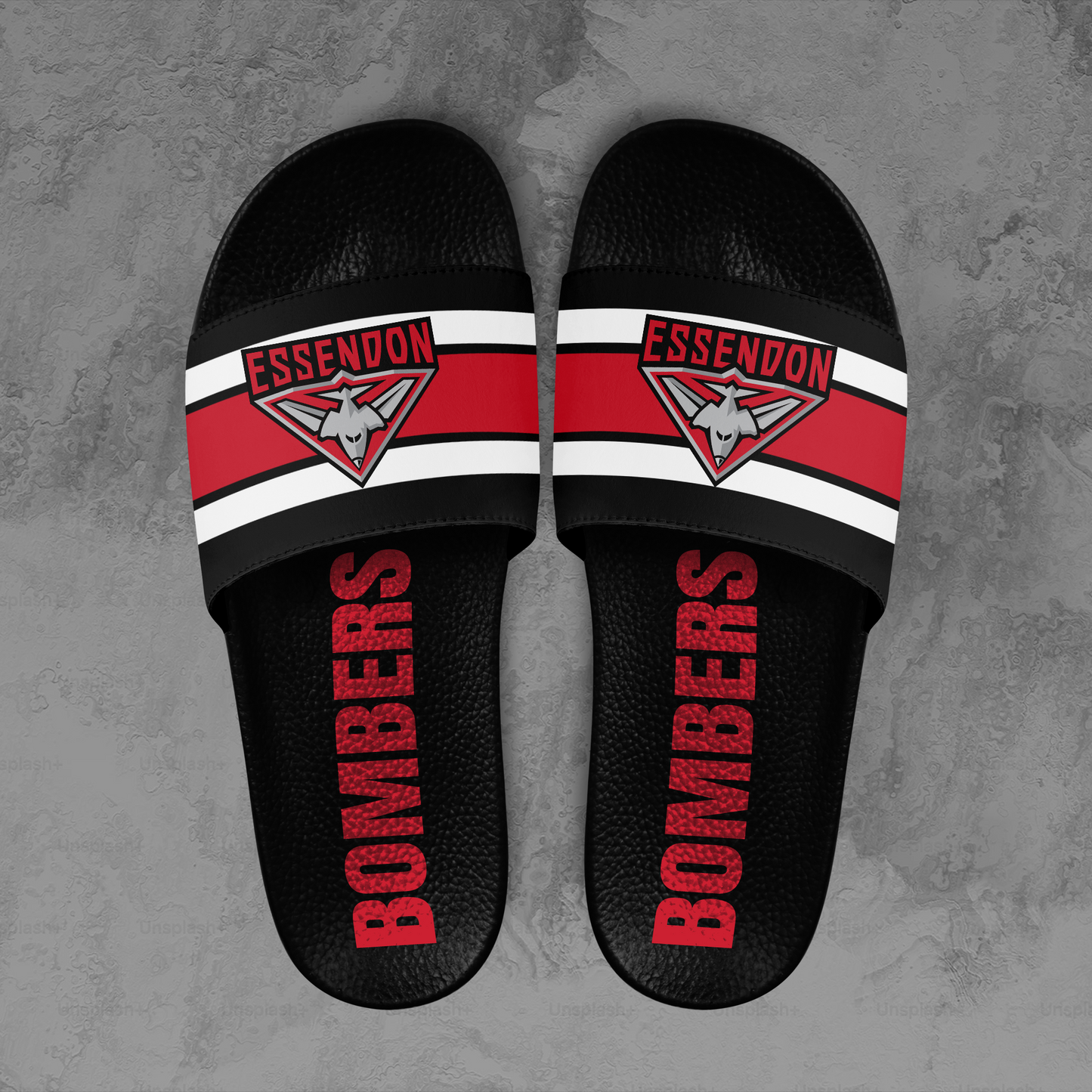 Essendon Bombers 4 AFL 2025 Limited Edition Slide Sandals TM NTA V1