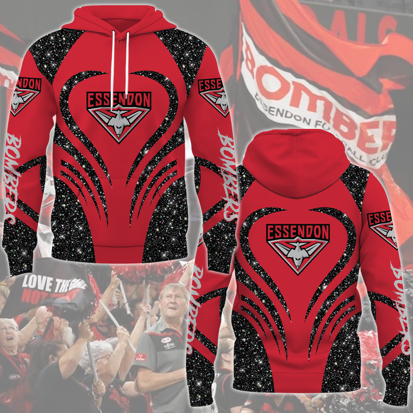 Essendon Bombers AFL 2025 Limited Edition Hoodie TM NTA V1