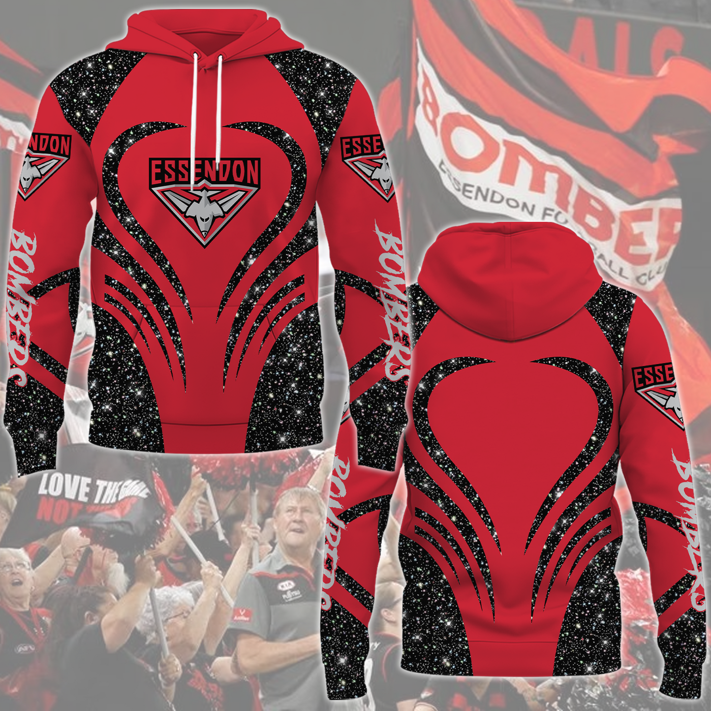 Essendon Bombers AFL 2025 Limited Edition Hoodie TM NTA V2