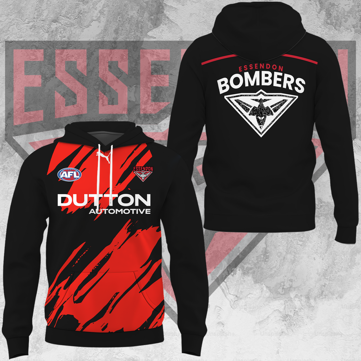 Essendon Bombers AFL 2025 Limited Edition Hoodie TM V2
