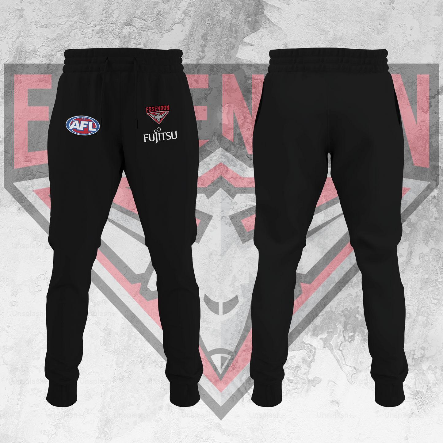Essendon Bombers AFL 2025 Limited Edition Joggers TM V1