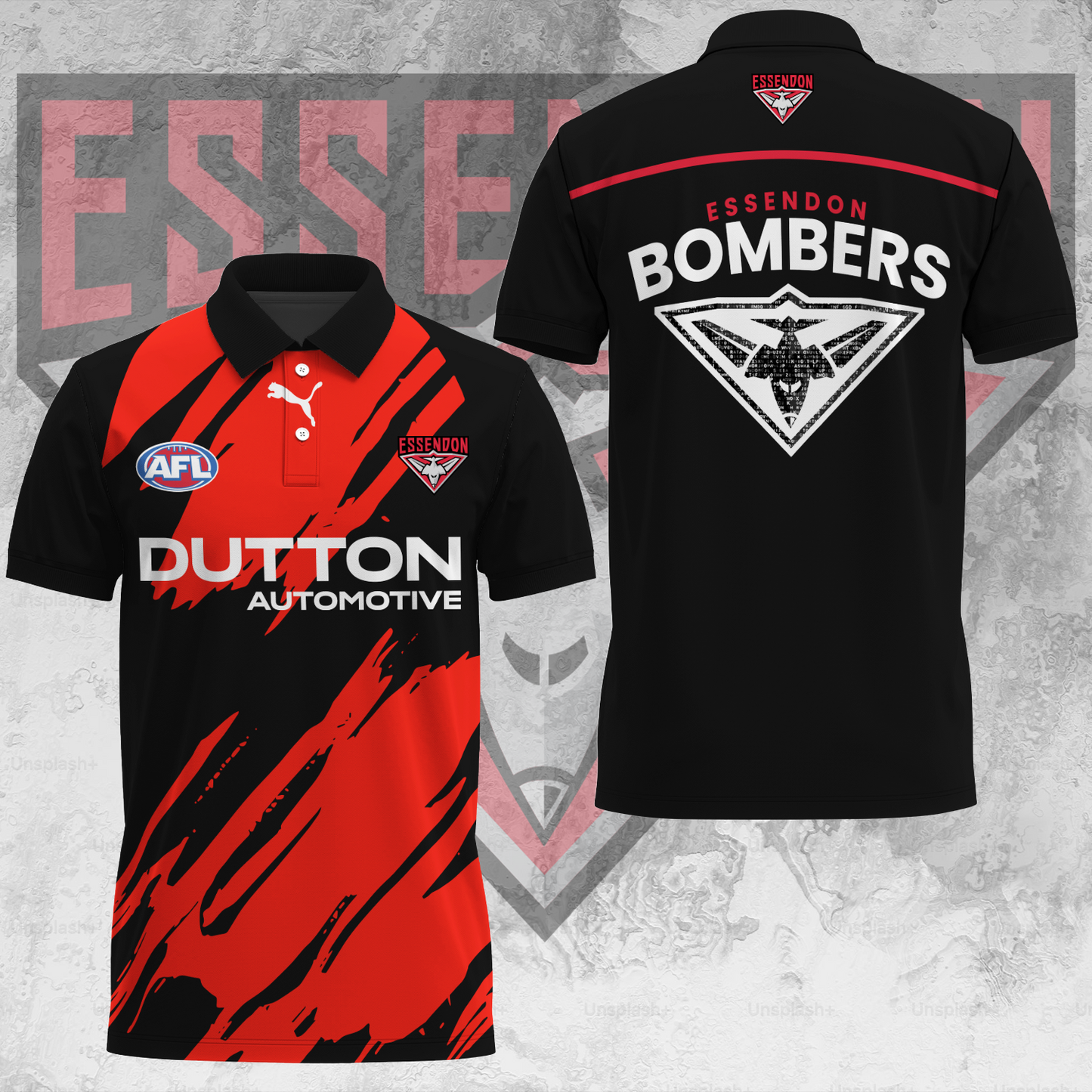 Essendon Bombers AFL 2025 Limited Edition Polo Shirt TM - Super Savings When Buying Combo V1
