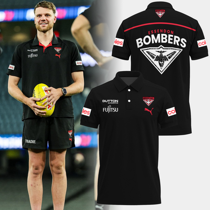 Essendon Bombers AFL 2025 Limited Edition Polo Shirt TM - When you buy a combo - You save more V1