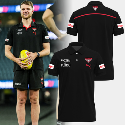 Essendon Bombers AFL 2025 Limited Edition Polo Shirt TM - When you buy a combo - You save more V2