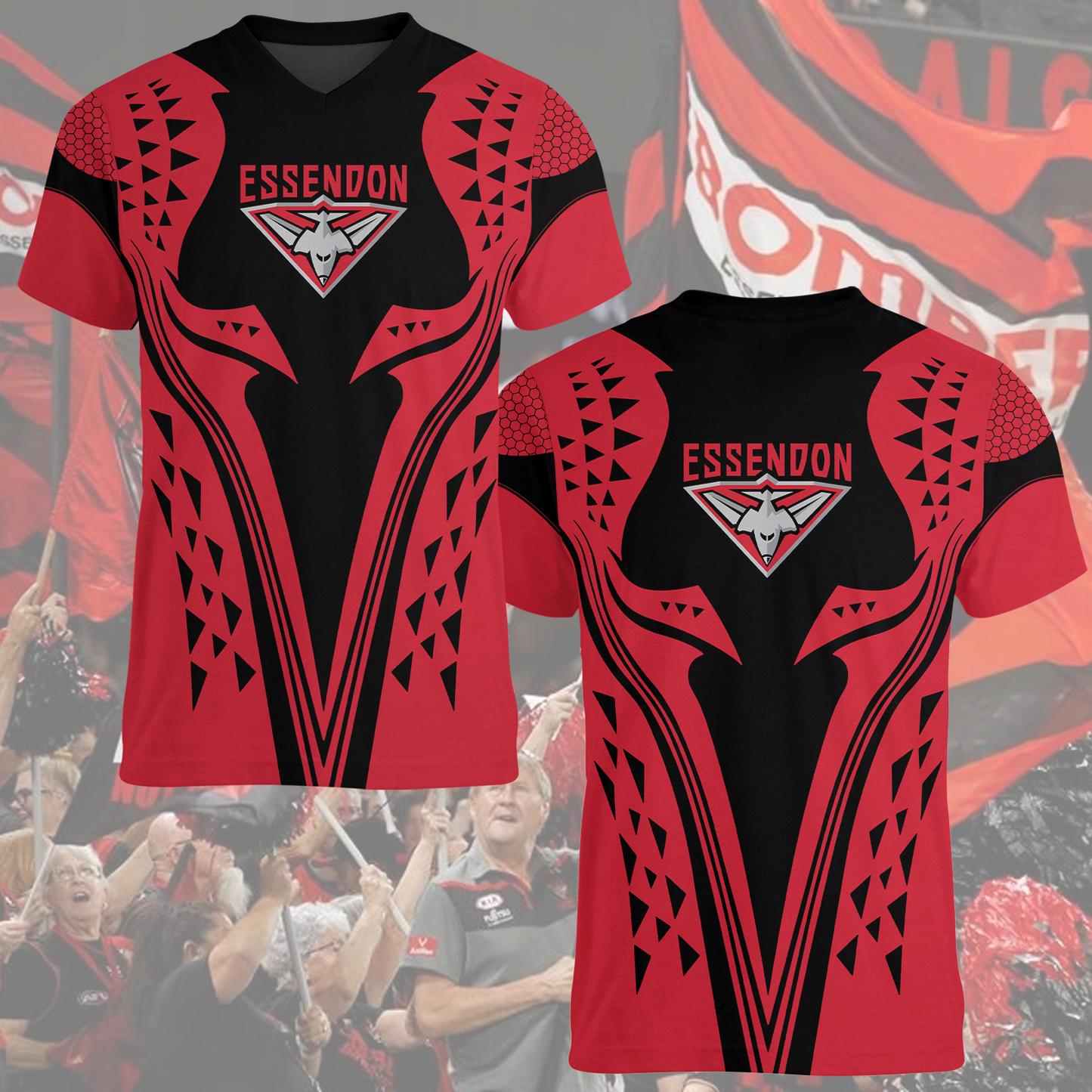 Essendon Bombers AFL 2025 T-Shirt TM NTA V1