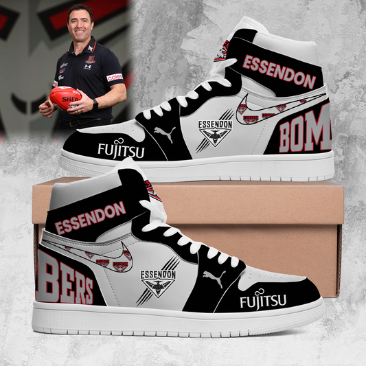 Essendon Crows Football Club AFL 2025 Limited Edition A1 Shoes TM NTA V1