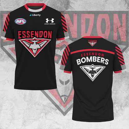 Essendon Football Club AFL 2025 Bombers Limited Edition T-Shirt TM V1