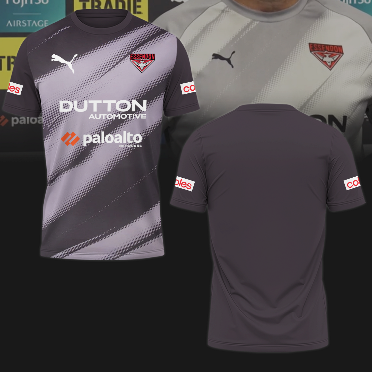 Essendon Football Club AFL Be A Bomber 2025 Limited Edition T-Shirt TM - You will save more when you buy the clothes and hat combo V6