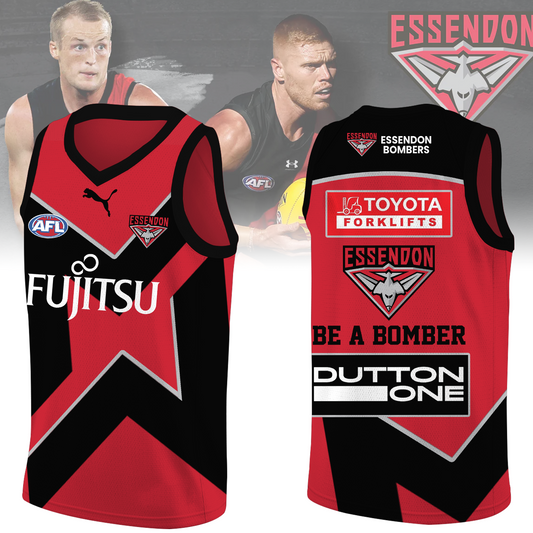 Essendon Football Club AFL Be A Bomber Limited Edition BK Jersey TM V1