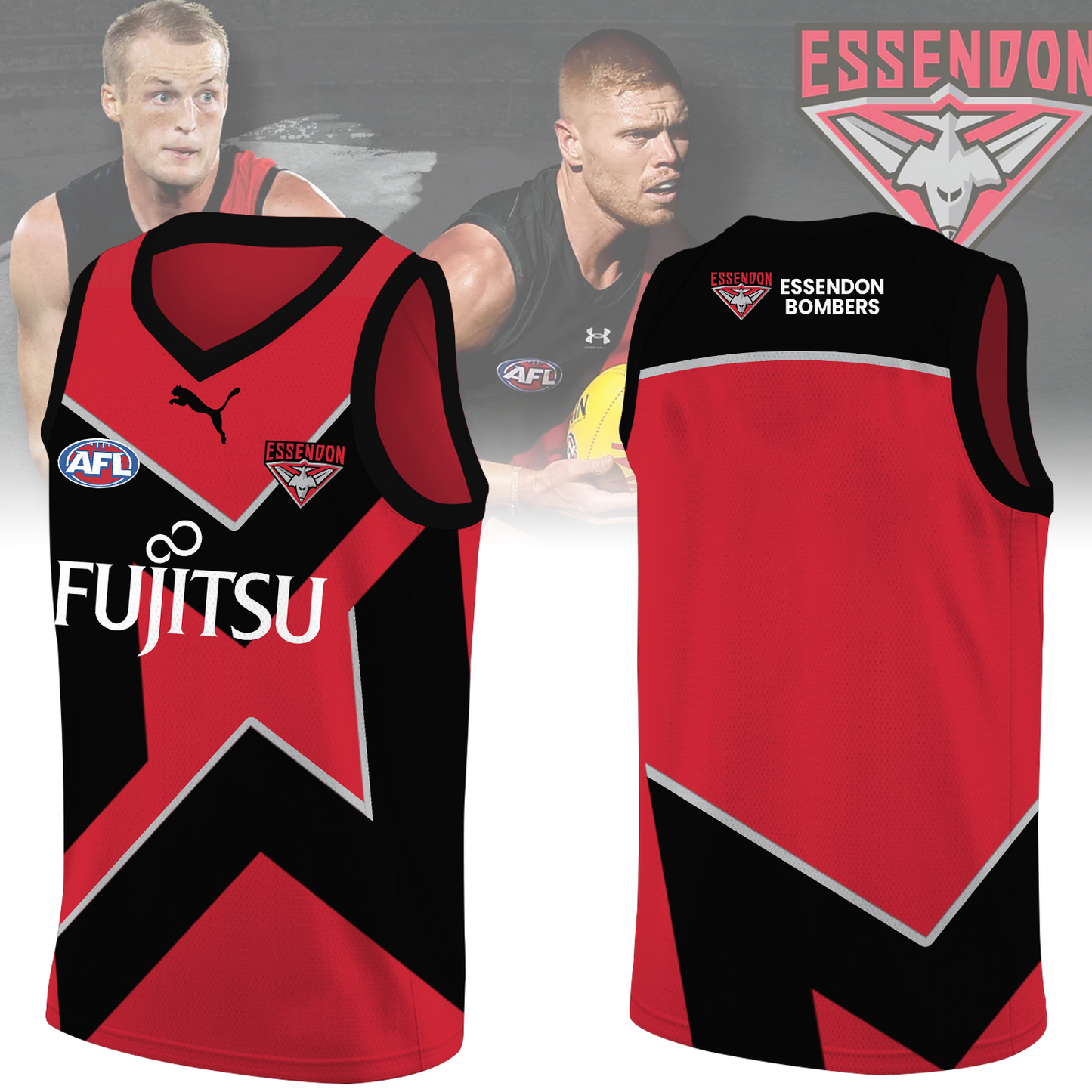 Essendon Football Club AFL Be A Bomber Limited Edition BK Jersey TM V2