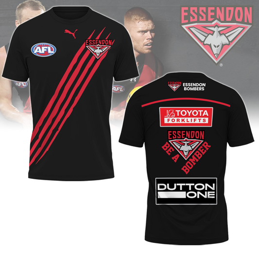 Essendon Football Club AFL Be A Bomber Limited Edition T-Shirt TM - You will save more when you buy the clothes and hat combo V2