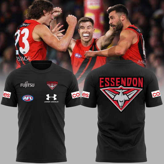 Essendon Football Club AFL Be A Bomber Limited Edition T-Shirt TM - You will save more when you buy the clothes and hat combo V3