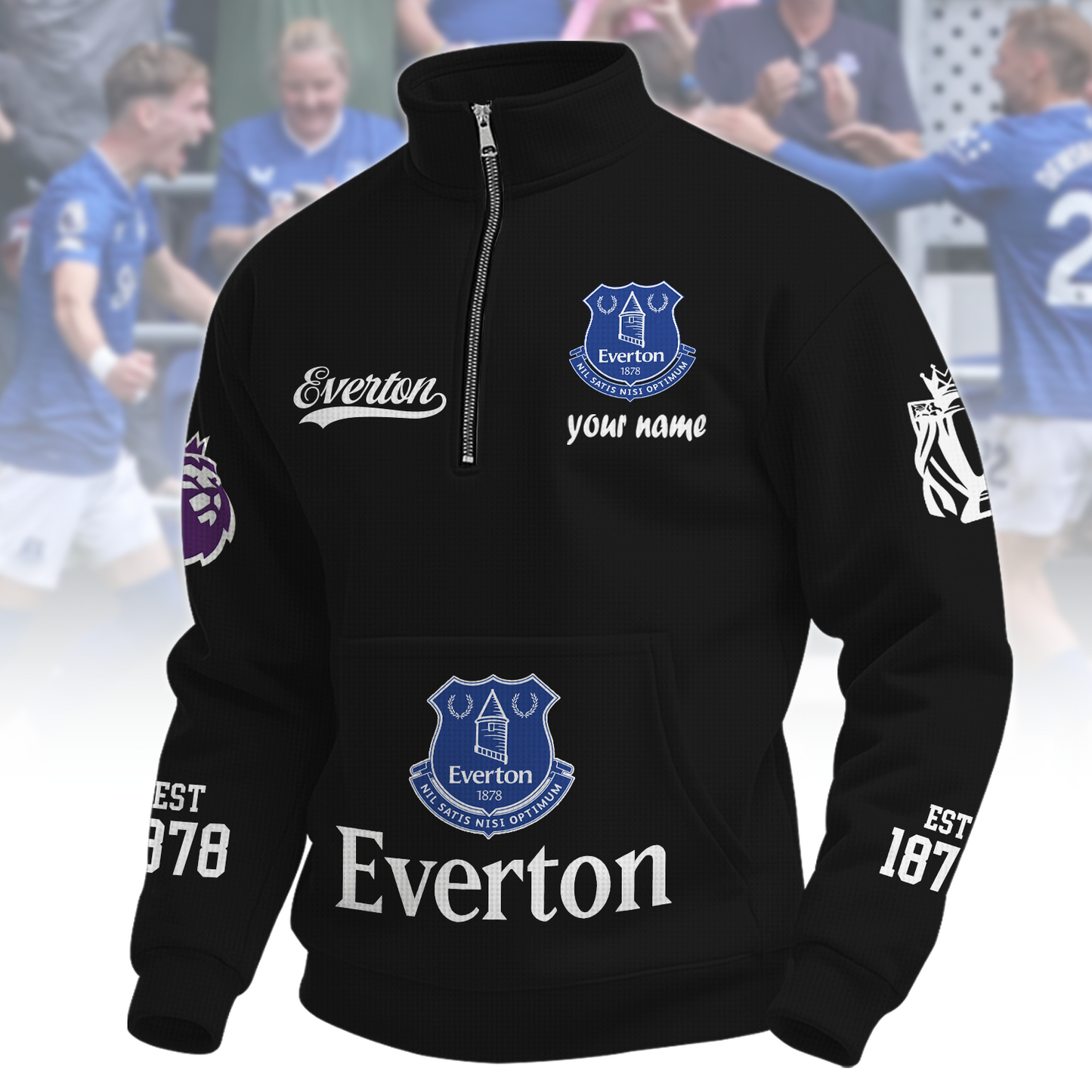 EVE x EPL Quarter-Zip Sweatshirt DatND DVT