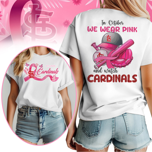 In October We Wear Pink And Watch MLB SLC Shirt DDT NTL