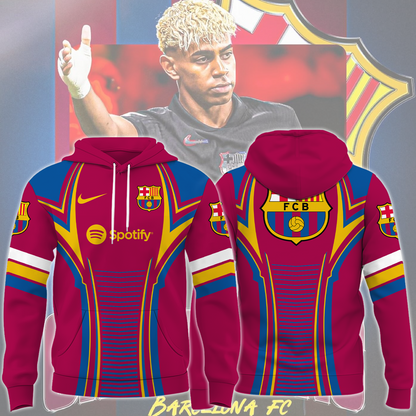 FC Barcelona 2025 Champions La Liga Hoodie TM NTA V1