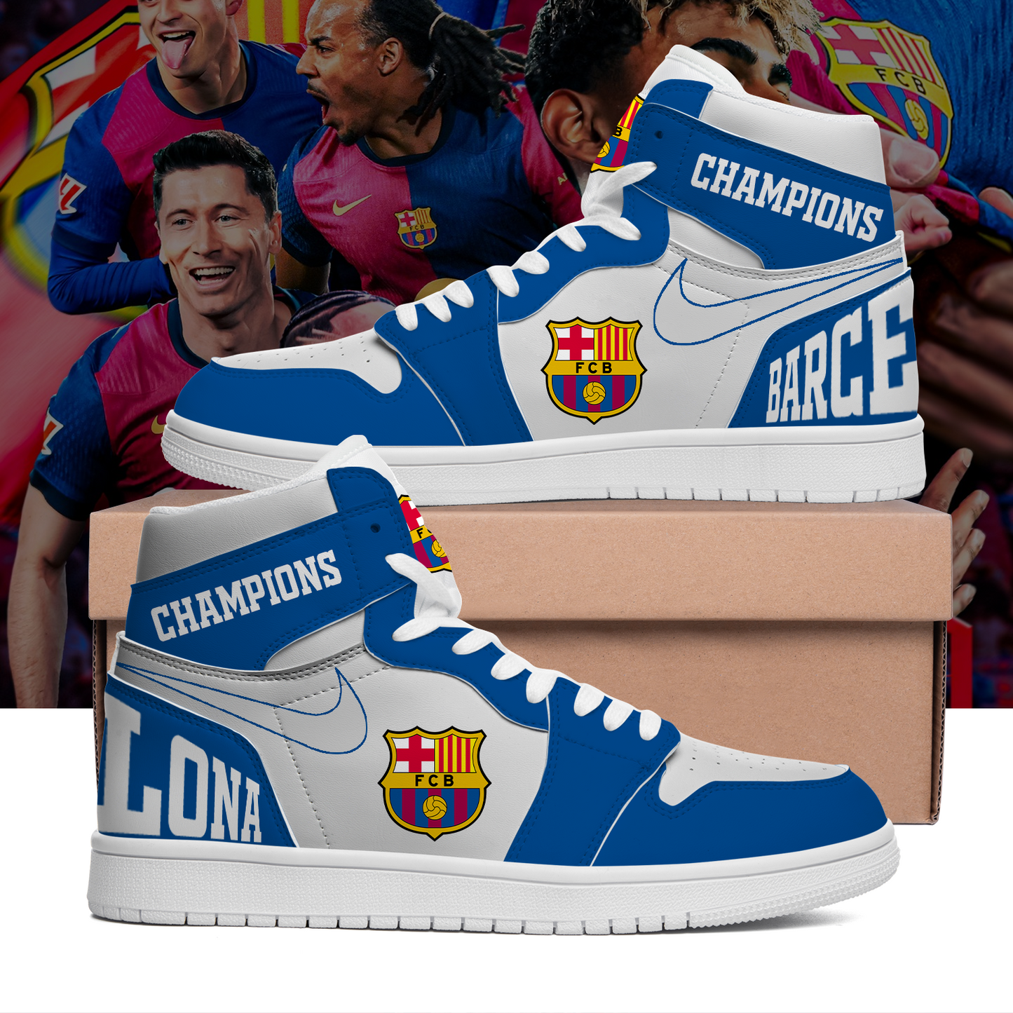 FC Barcelona 2025 Champions La Liga Newes Shoes TM NTA V1