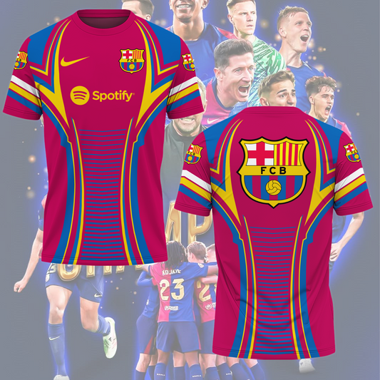 FC Barcelona 2025 Champions La Liga Newes T-Shirt TM NTA V1