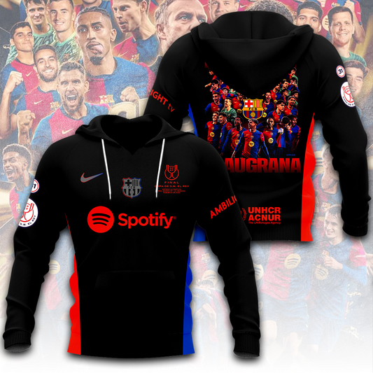 FC Barcelona LA LIGA CHAMPIONS 202425 Hoodie TM NTA V14