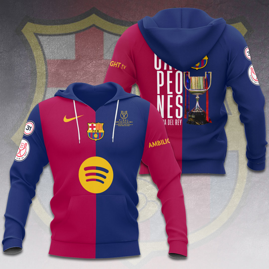 FC Barcelona LA LIGA CHAMPIONS 202425 Hoodie TM NTA V20