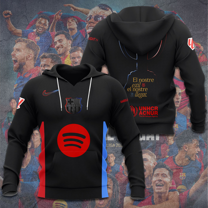 FC Barcelona LA LIGA CHAMPIONS 202425 Hoodie TM NTA V7