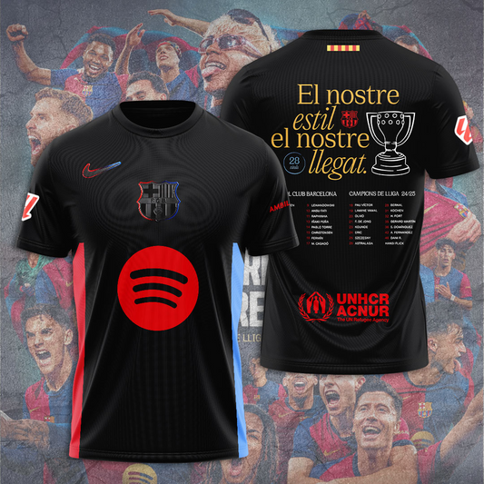 FC Barcelona LA LIGA CHAMPIONS 202425 T-Shirt TM NTA V12