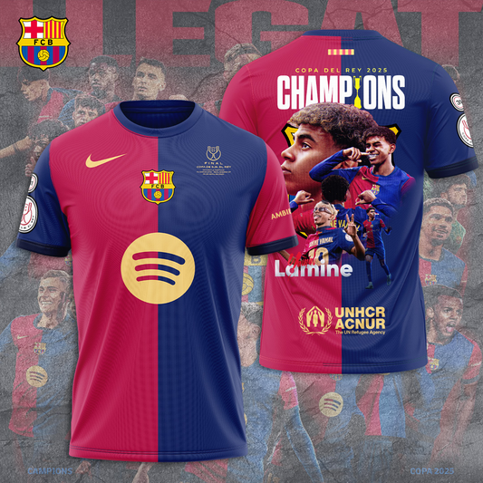 FC Barcelona LA LIGA CHAMPIONS 202425 T-Shirt TM NTA V17