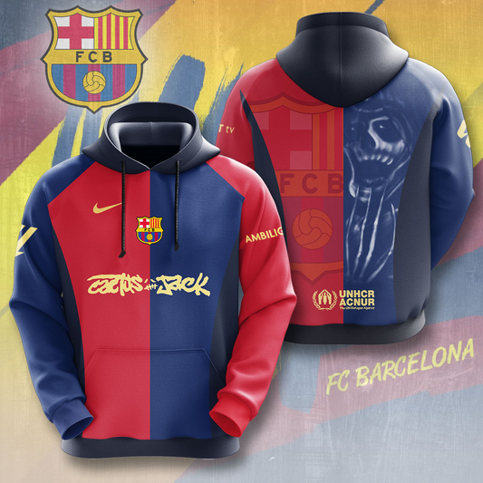 FC Barcelona x Travis Scott 2025 La Liga Hoodie TM NTA V3