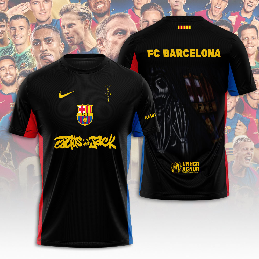 FC Barcelona x Travis Scott 2025 La Liga T-Shirt TM NTA V1