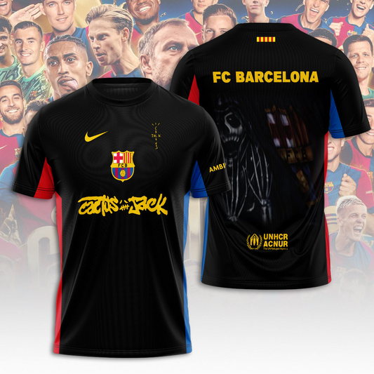 FC Barcelona x Travis Scott 2025 La Liga T-Shirt TM NTA V1