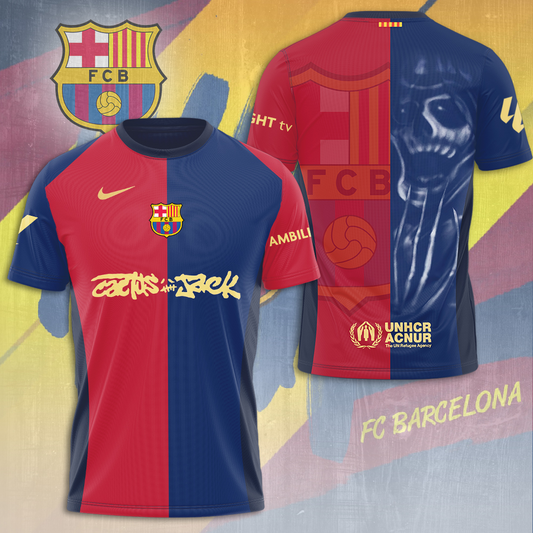 FC Barcelona x Travis Scott 2025 La Liga T-Shirt TM NTA V3