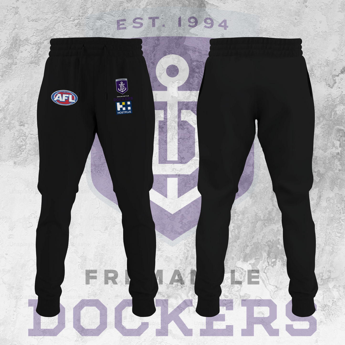 Fremantle Dockers AFL 2025 Limited Edition Joggers TM V1