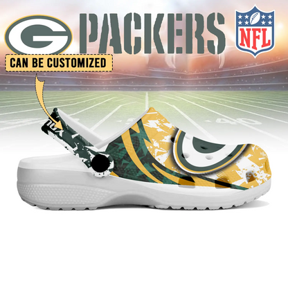 GB x NFL Crocs Crocband Clogs Shoes DatND DVT