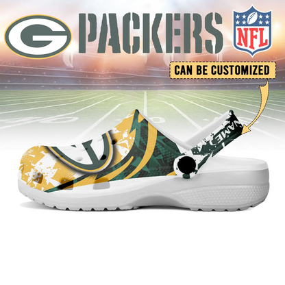 GB x NFL Crocs Crocband Clogs Shoes DatND DVT