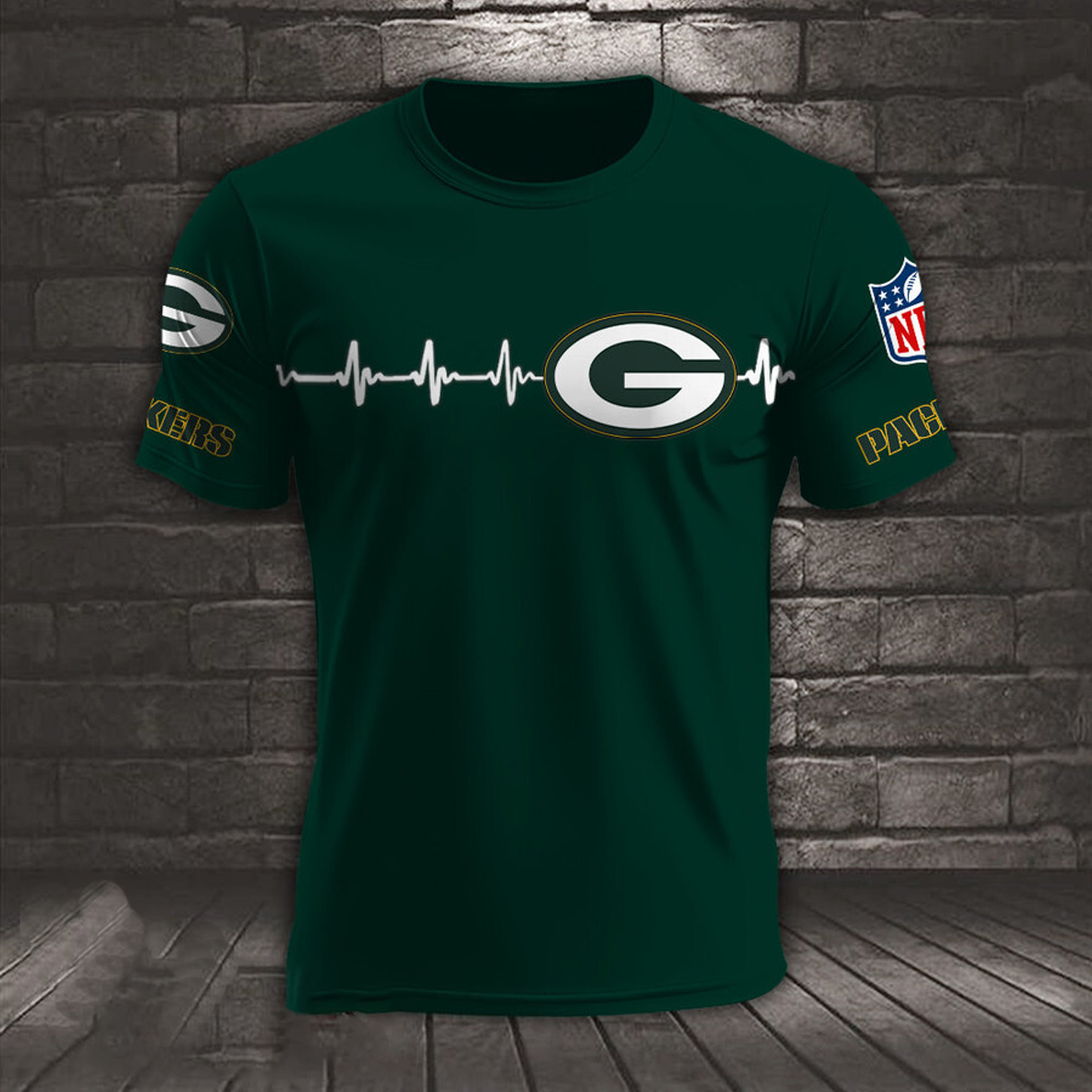 GB x NFL Heart Rate Map Special 3D Shirt DatND ThuongNH