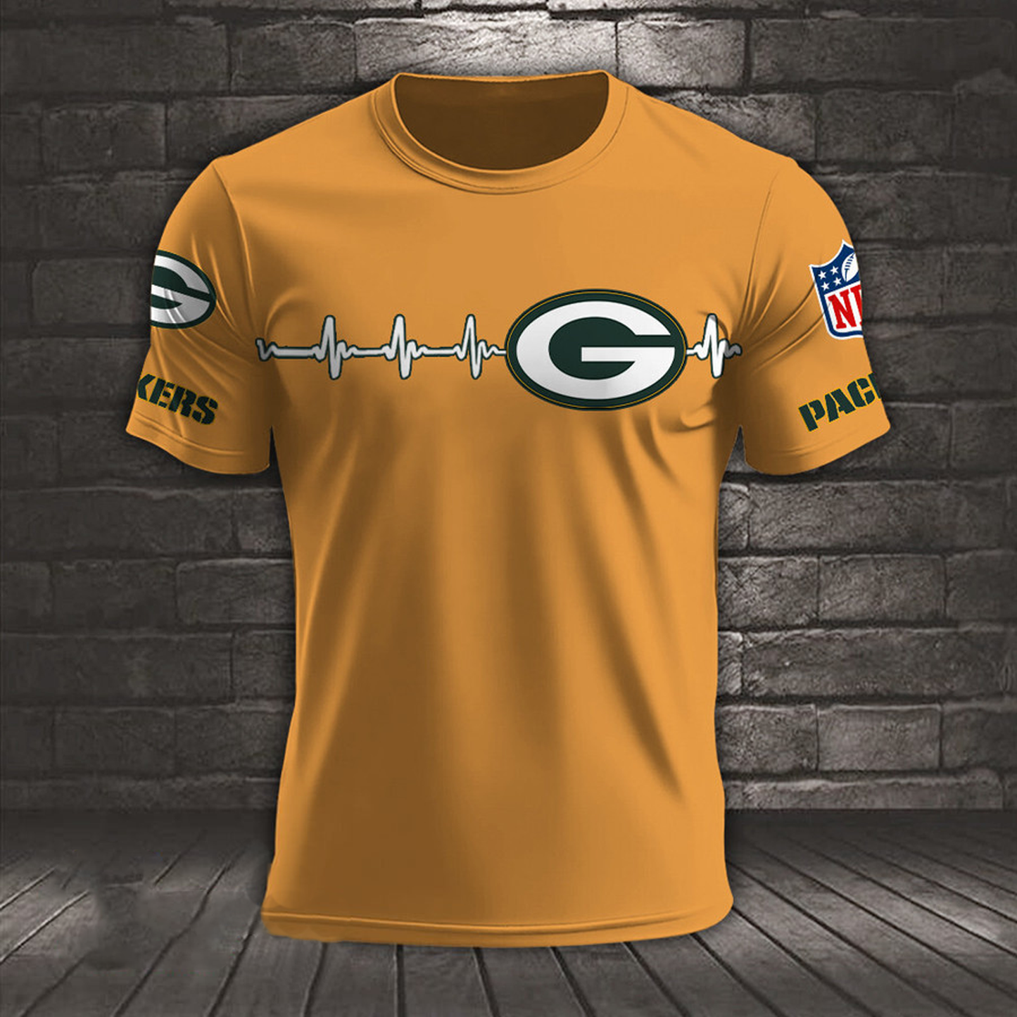 GB x NFL Heart Rate Map Special 3D Shirt DatND ThuongNH