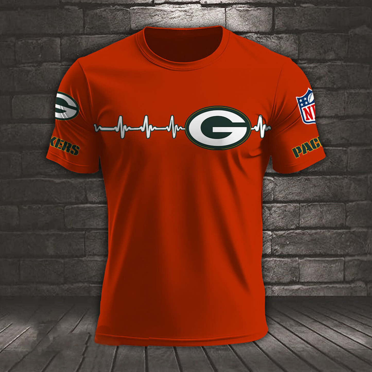 GB x NFL Heart Rate Map Special 3D Shirt DatND ThuongNH