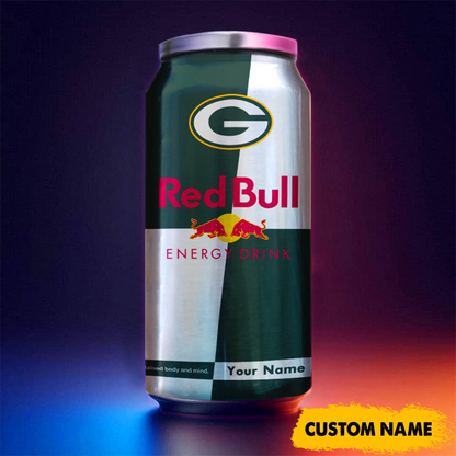GB x NFL Mix RedB Drink Can Tumbler Custom Any Name DATND TANTD