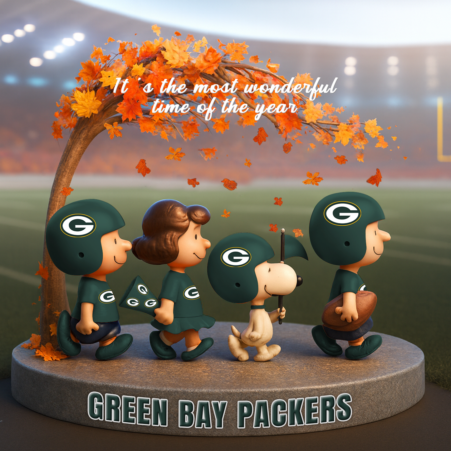 GB x NFL Premium Acrylic Block DATND TANTD