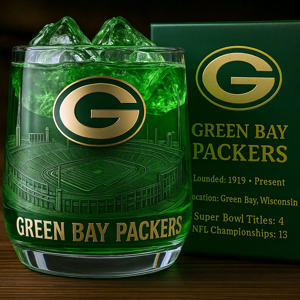GB x NFL PRENIUM WHISKEY GLASS TUANND NHM