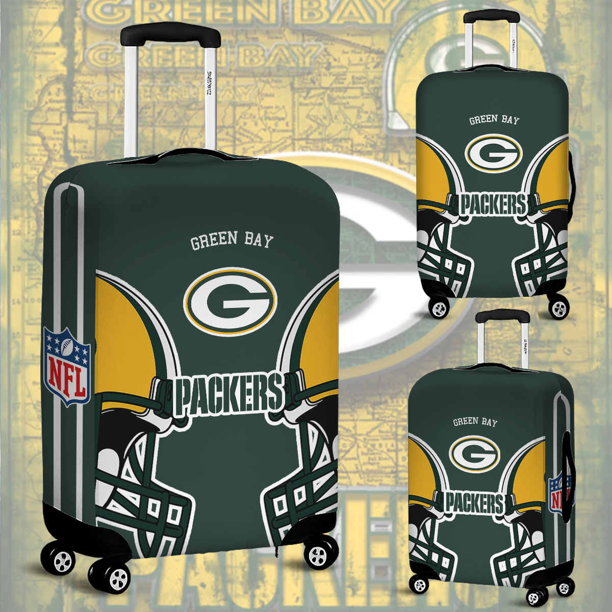 GBP NFL V2 Luggage Cover Suitcase Protector DDT NTL