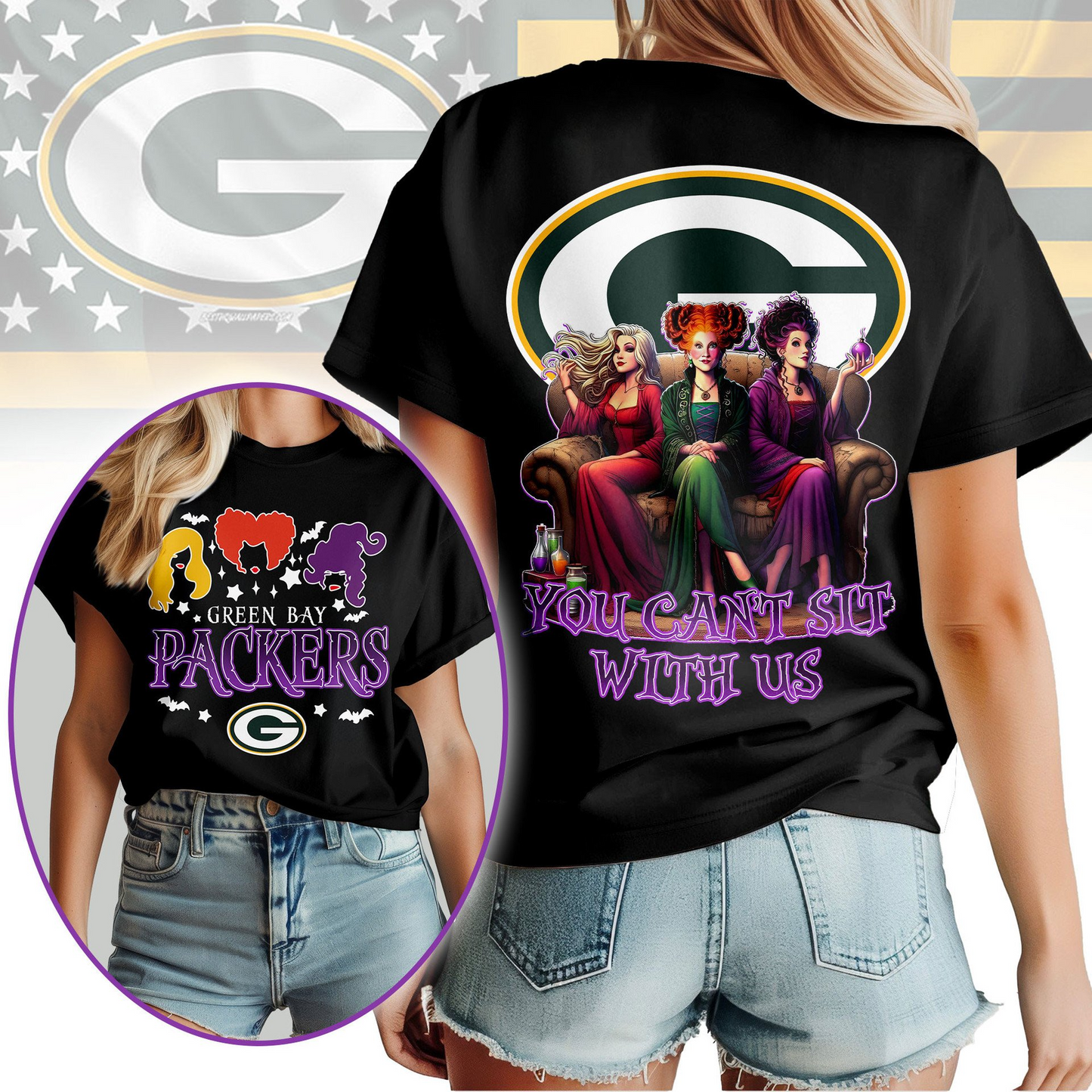 GBP Premium NFL You Can't Sit With Us 3D T-shirt DDT NTL