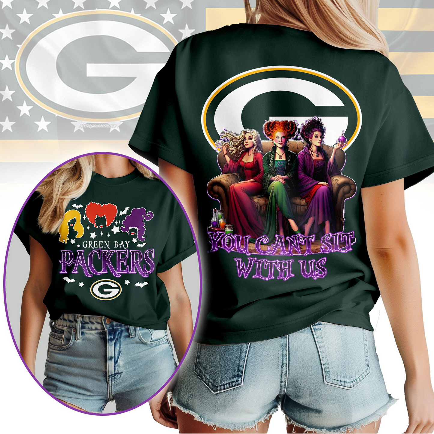 GBP Premium NFL You Can't Sit With Us 3D T-shirt DDT NTL