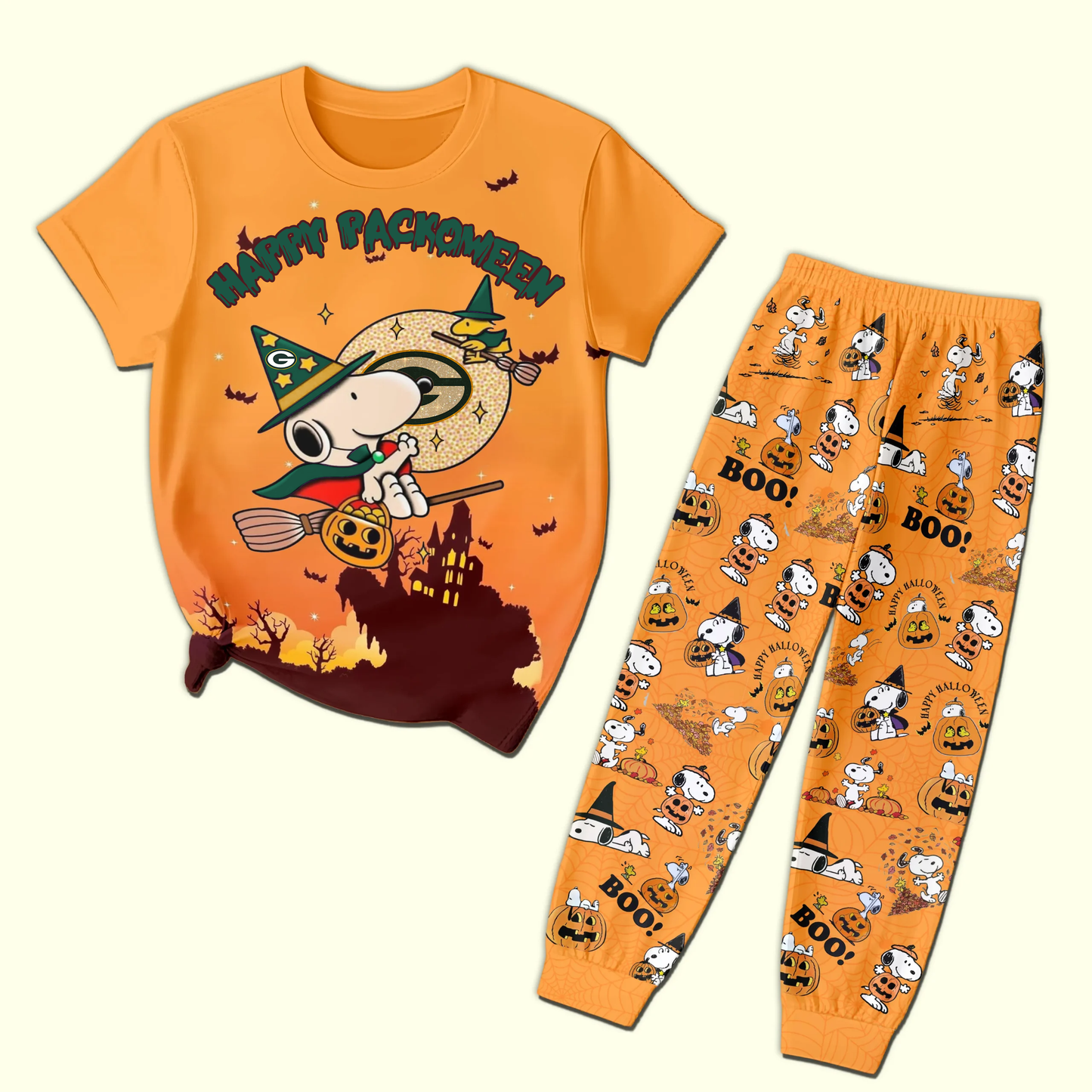 GBP x NFL Mistmerch SNP Happy Halloween Pajama Set DDT CTND