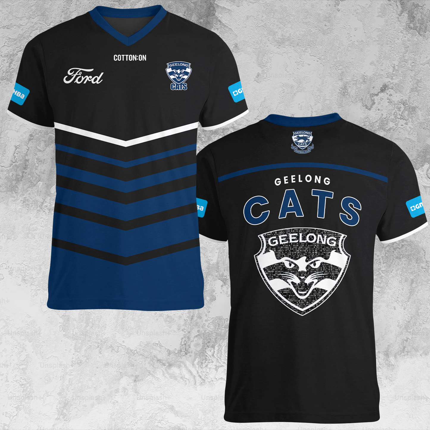 Geelong Cats 1 AFL 2025 Limited Edition V-neck T-Shirt TM NTA V1